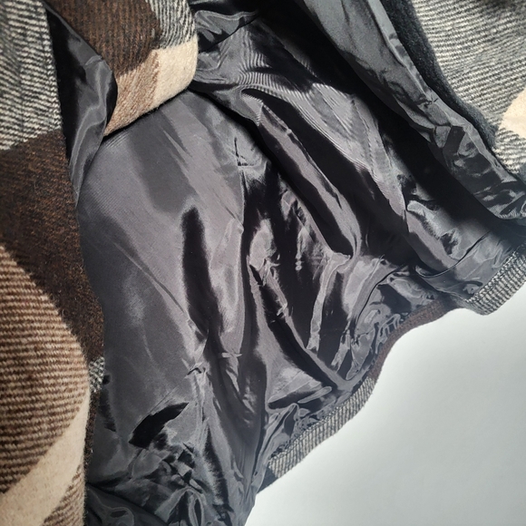 👕🌶 Vintage Saxon Leather Flannel Button Up Lined Jacket New without Tags - Picture 4 of 6